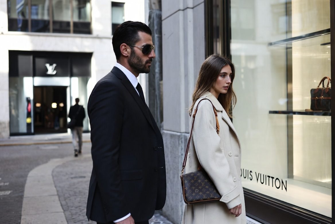 Algoz close protection operative accompanying a principal